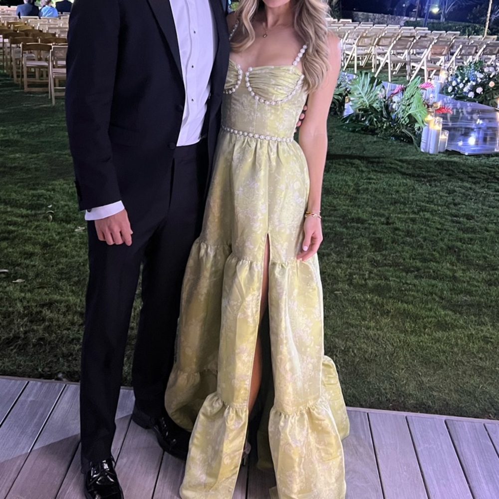 V. Chapman Yellow Maxi Dress